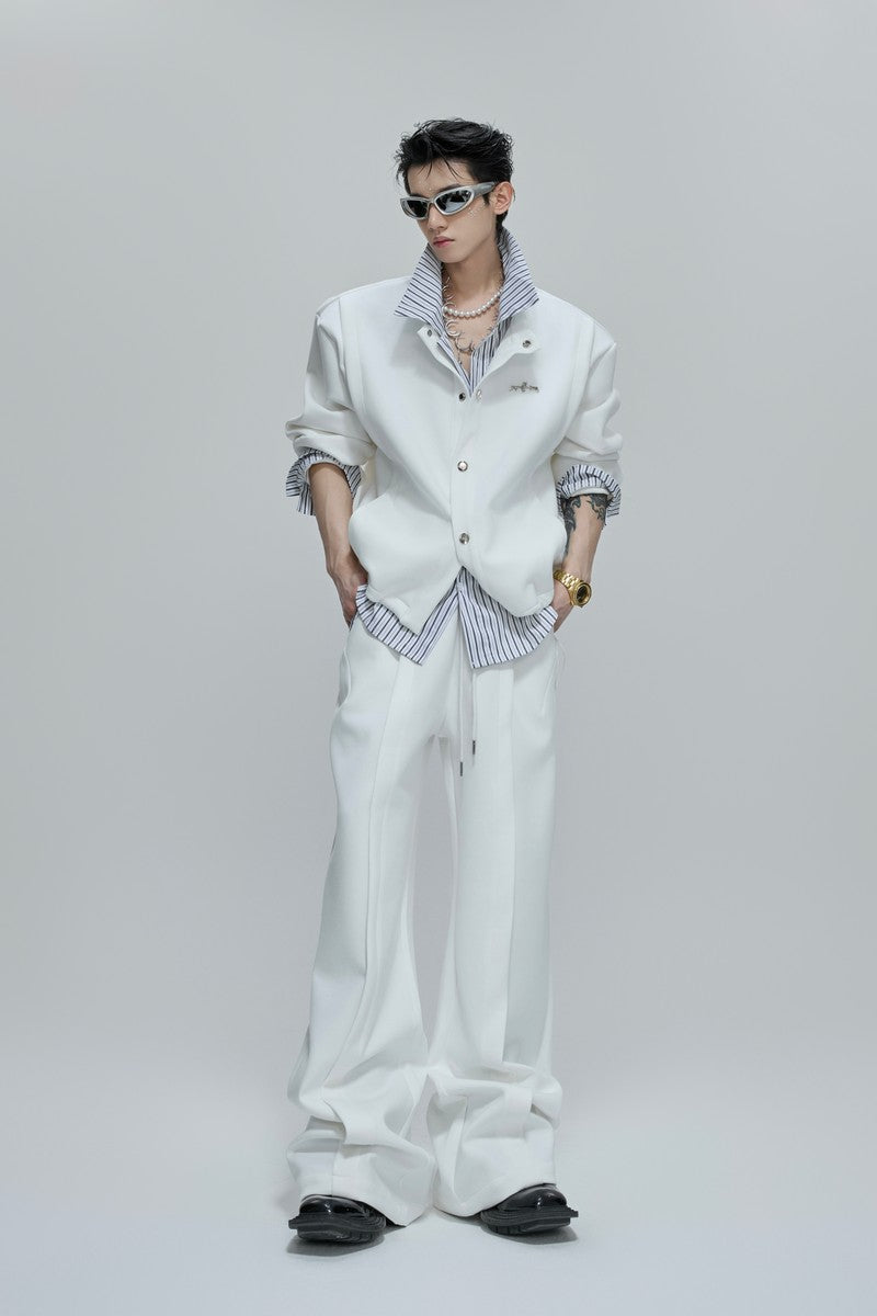 Striped Layered Sweatpants