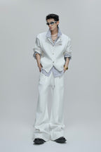 Striped Layered Sweatpants