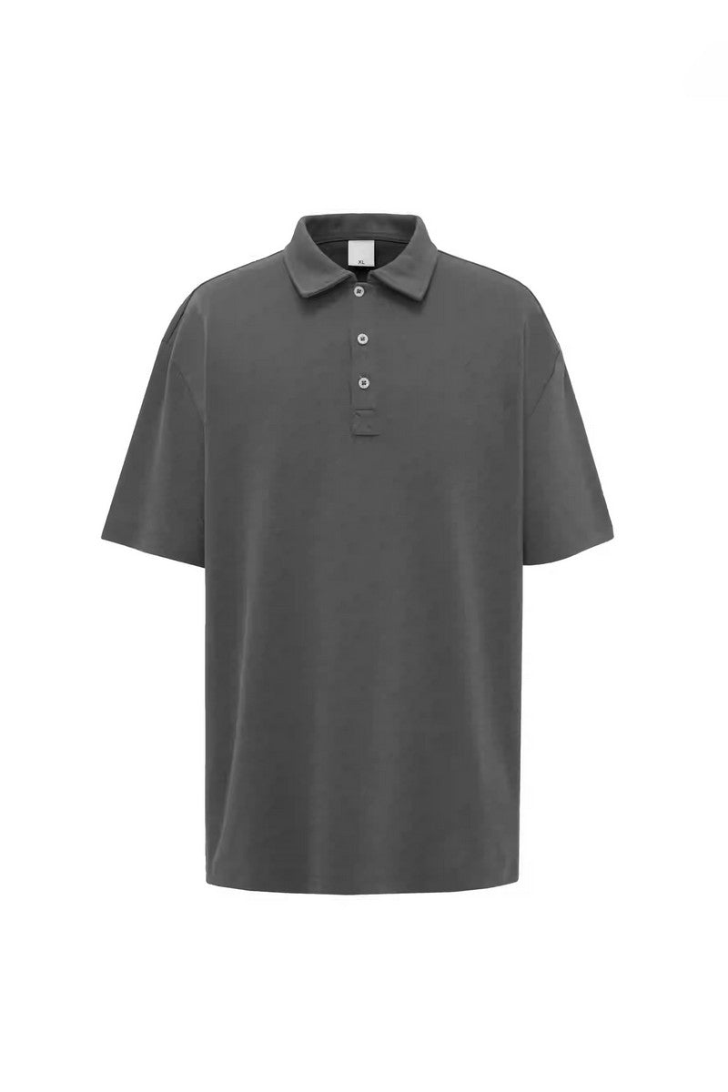 Textured Relaxed Fit Polo Shirt