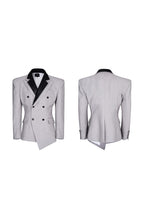 Structured Wool Blend Blazer
