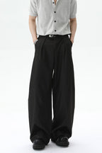 Deconstructed Wide Leg Trousers