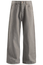 Washed Blue Flared Pants