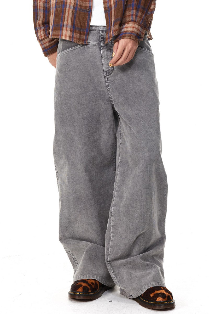 Washed Corduroy Pants