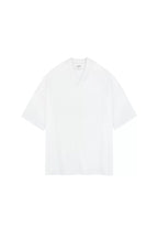 Oversized Heavy Cotton V-Neck Tee