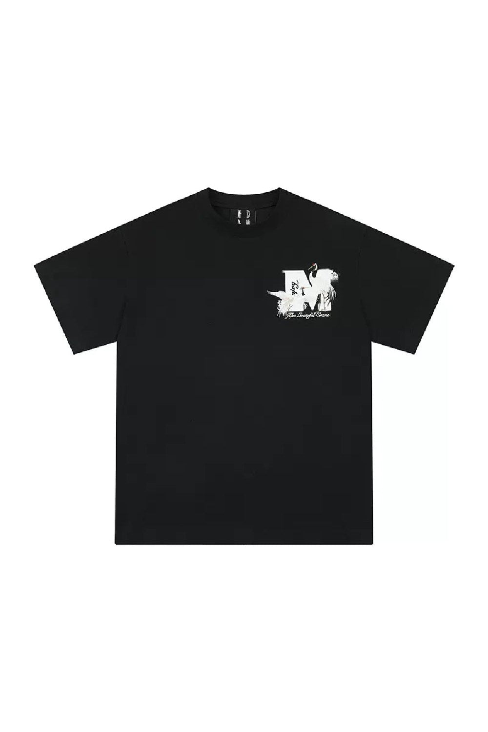 Crane Series Embroidered Tee