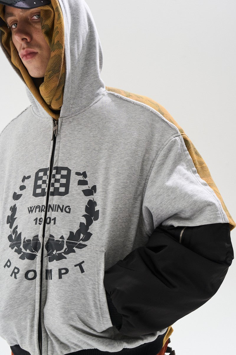 Layered Camo Edge MA1 Jacket
