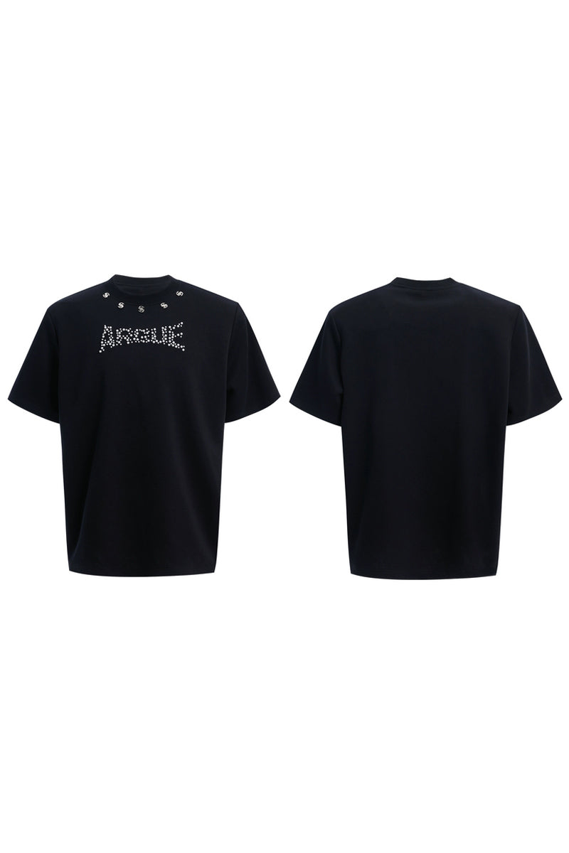 Pearl Logo Padded Shoulder T-Shirt