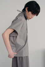 Textured Bud Collar Shirt