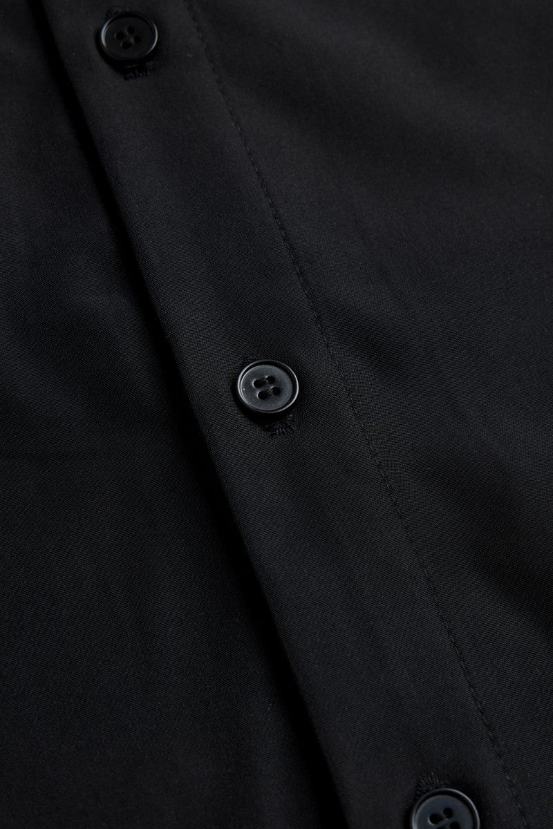 Crisp Solid Oversized Shirt