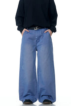 Paint Splatter Washed Jeans