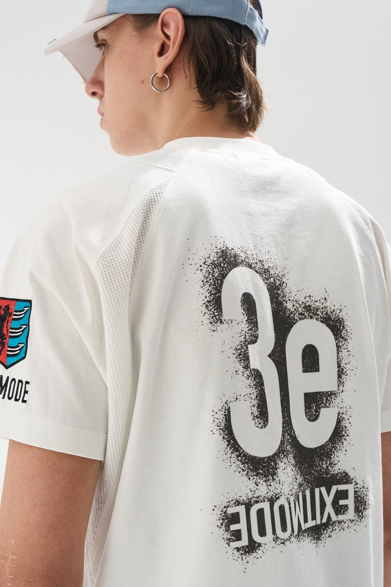 Spray Print Graphic Short Sleeve Tee