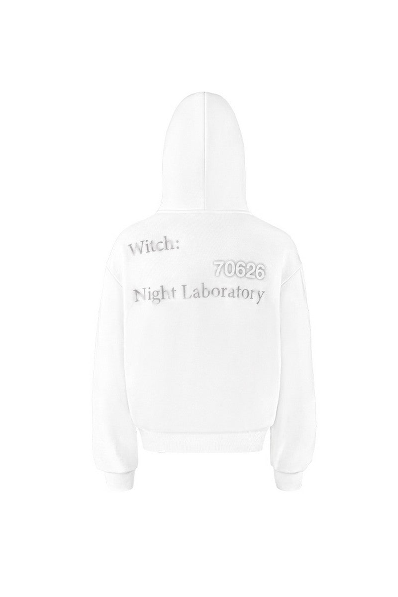 Witch Blur Print Hoodie