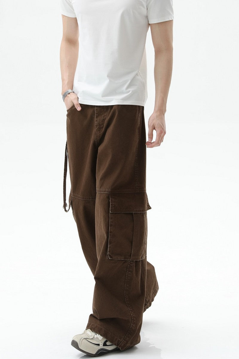 Deconstructed Cargo Denim Jeans