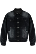 Distressed Corduroy Work Jacket