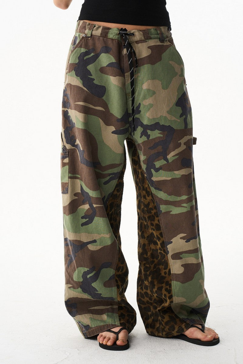 Camo Leopard Workwear Pants