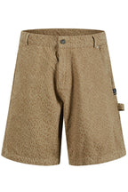 Leopard Cargo Shorts