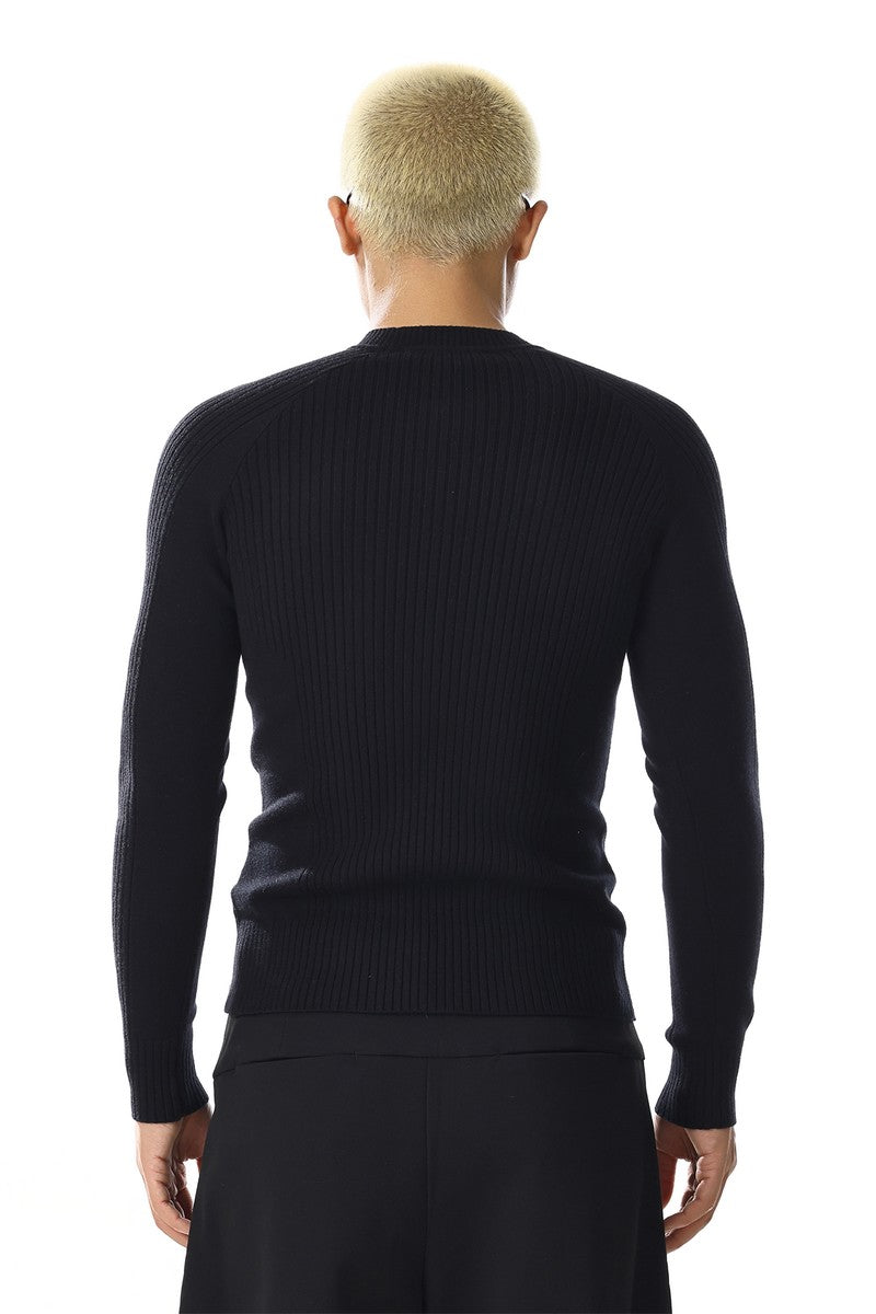 Textured Long Sleeve Tee