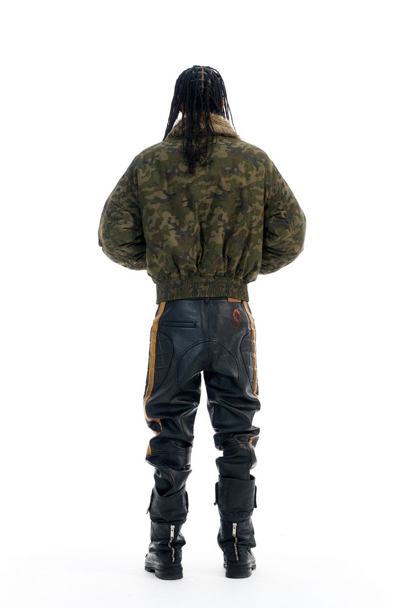 Reversible Camo Bomber Jacket