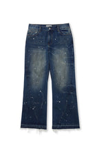 Paint Splatter Flare Jeans