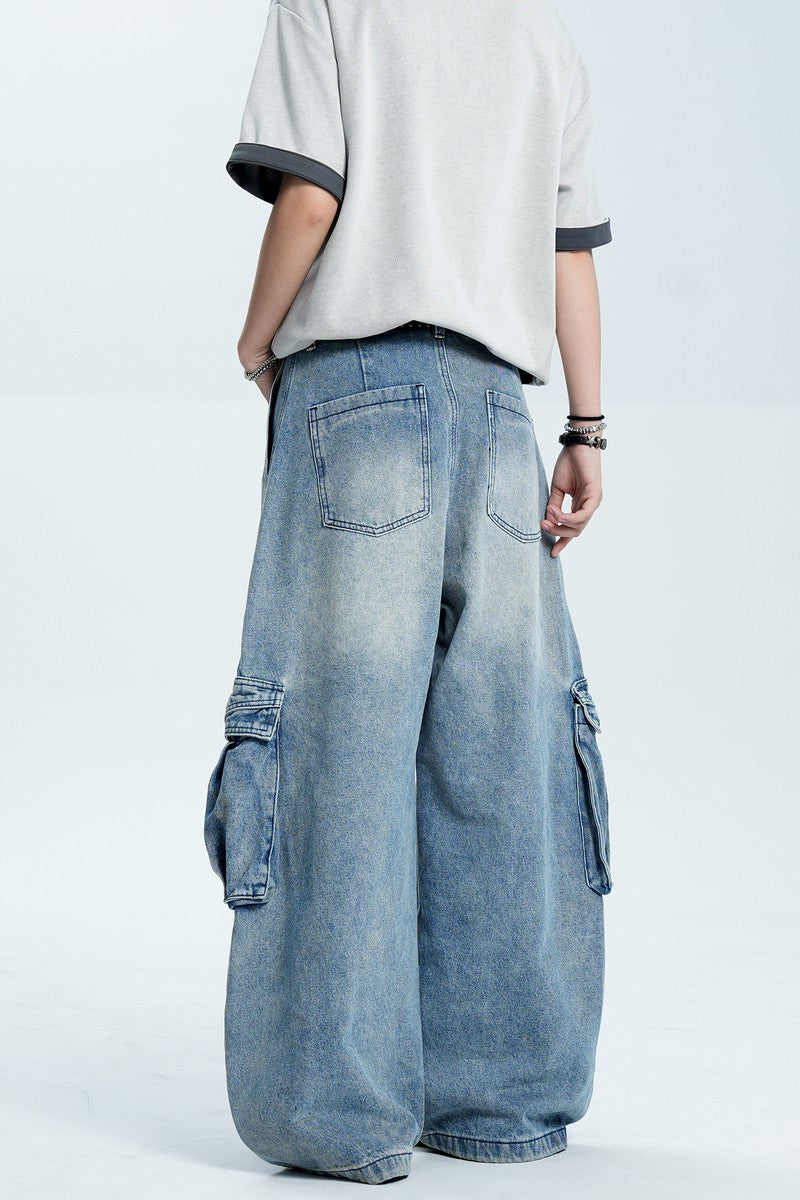 Scythe Pocket Denim Cargo Pants