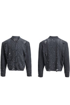 Pearl Knit Hollow Cardigan