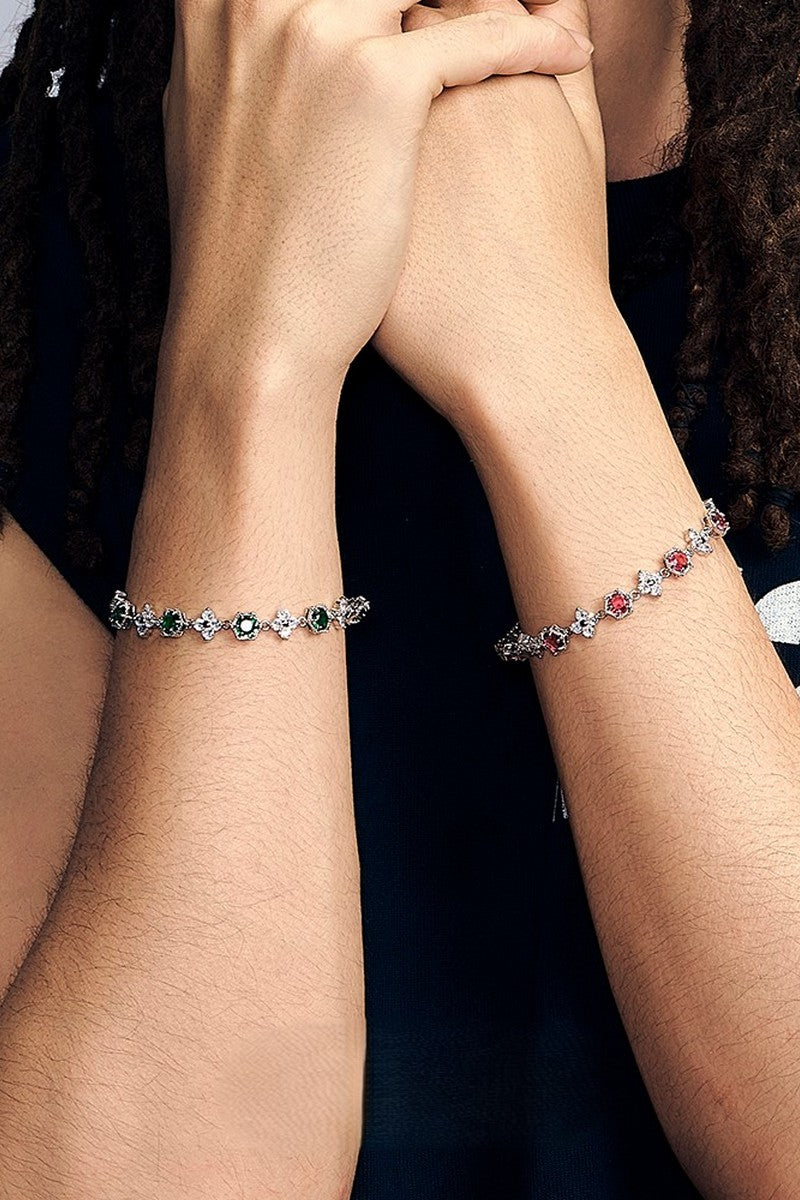 Snowflake Zircon Tennis Bracelet