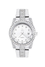 Diamond Pave Date Watch