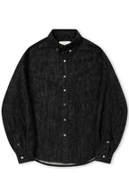 Washed Black Denim Shirt