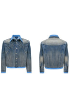 Layered Denim Jacket