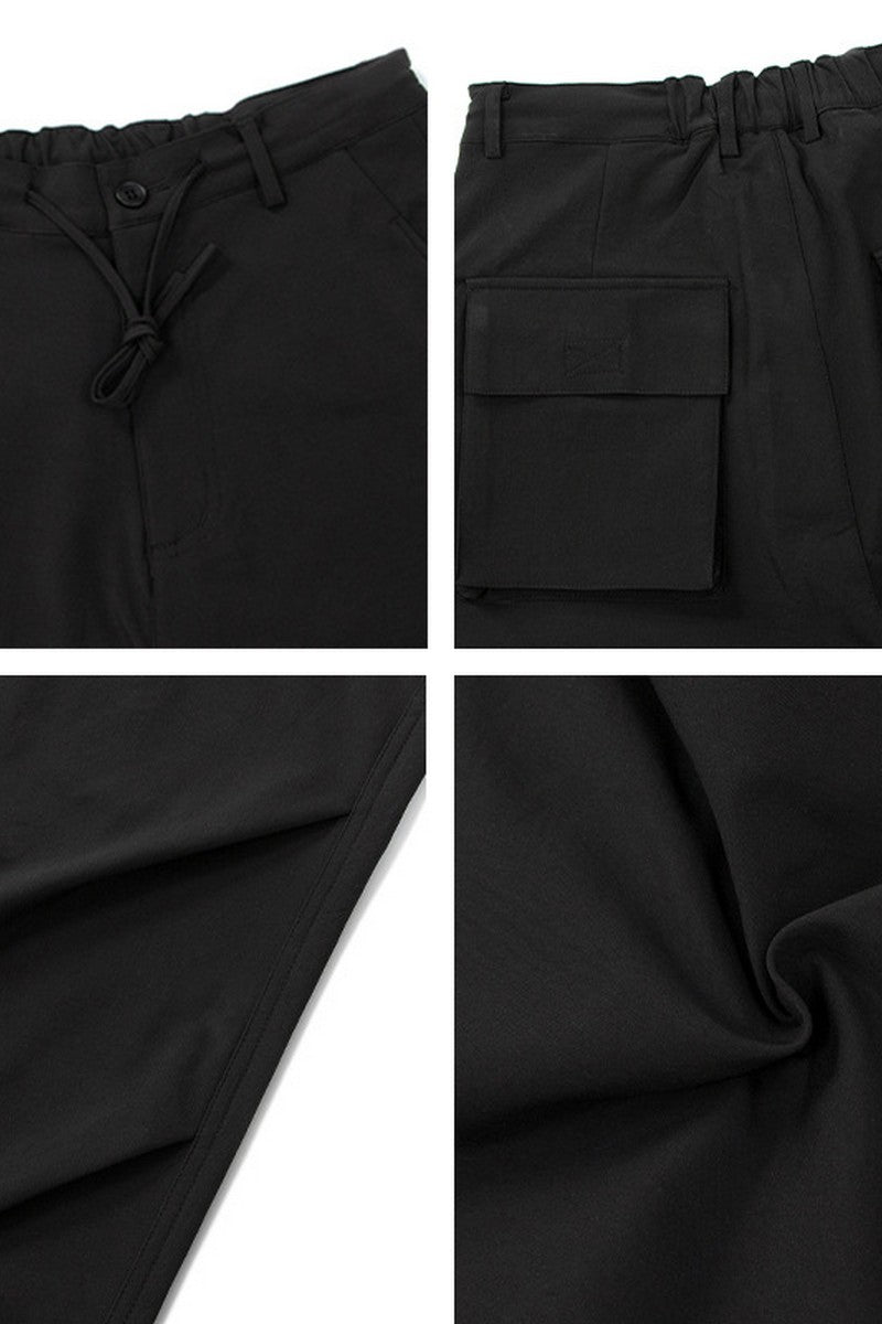 Wrinkled Paratrooper Cargo Pants