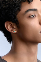 Turquoise Opal Stud Earrings