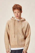 Knit Zip Up Hoodie