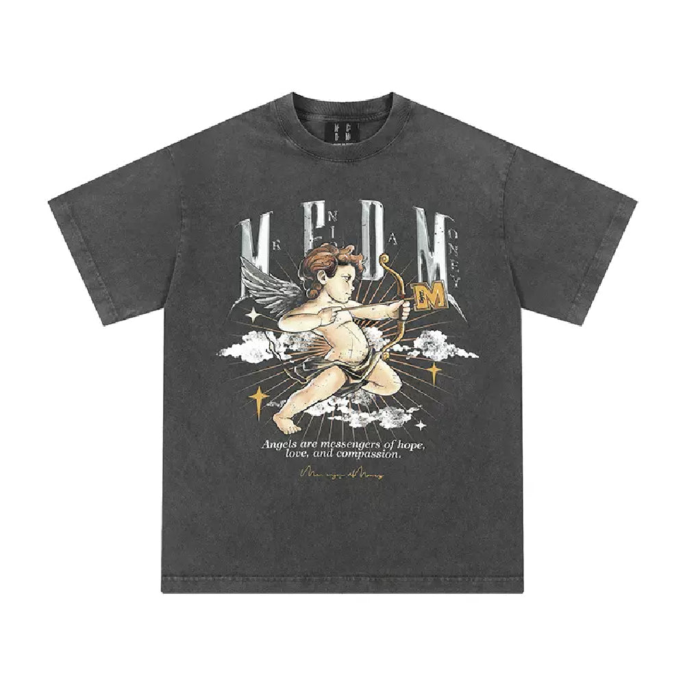 Angel Series Washed Hand-Painted Tee