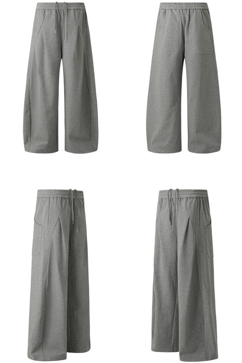 Blade Cut Wide Sweatpants