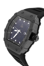 Frosted Gold Barrel Watch