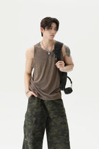 Vintage Sleeveless Pullover Vest