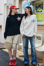 Plush Dog Embroidery Tee