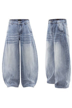 Blade Cut Cleanfit Baggy Jeans