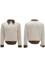 Layered Pearl Knit Sweater