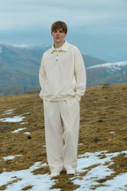 450G Fleece-Lined Polo Shirt