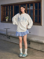 Yarn Logo Embroidered L/S Tee