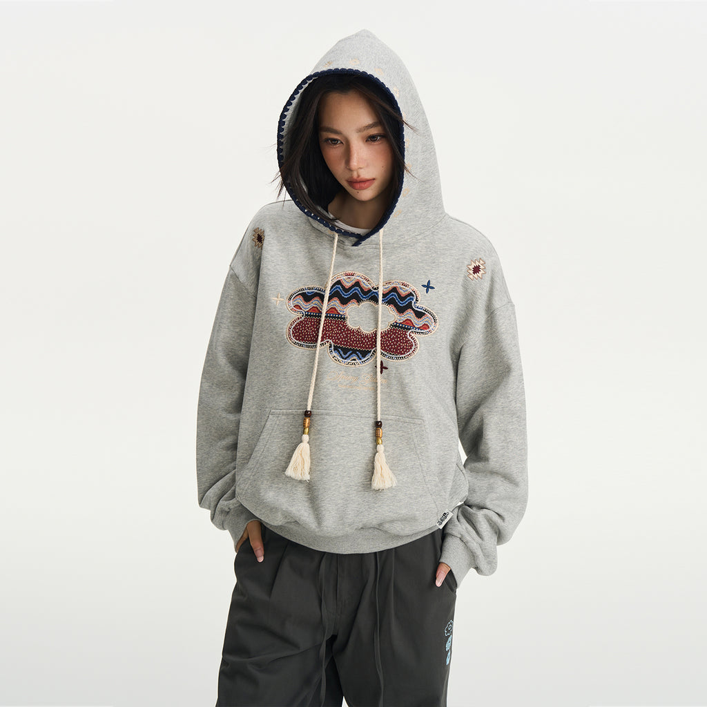 Floral Patchwork Hoodie