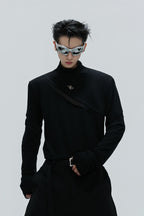 Deconstructed Turtleneck Base Tee