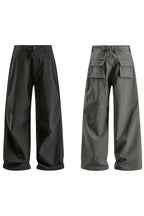 Wrinkled Paratrooper Cargo Pants