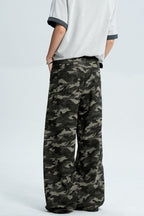 Camo Straight Leg Pants