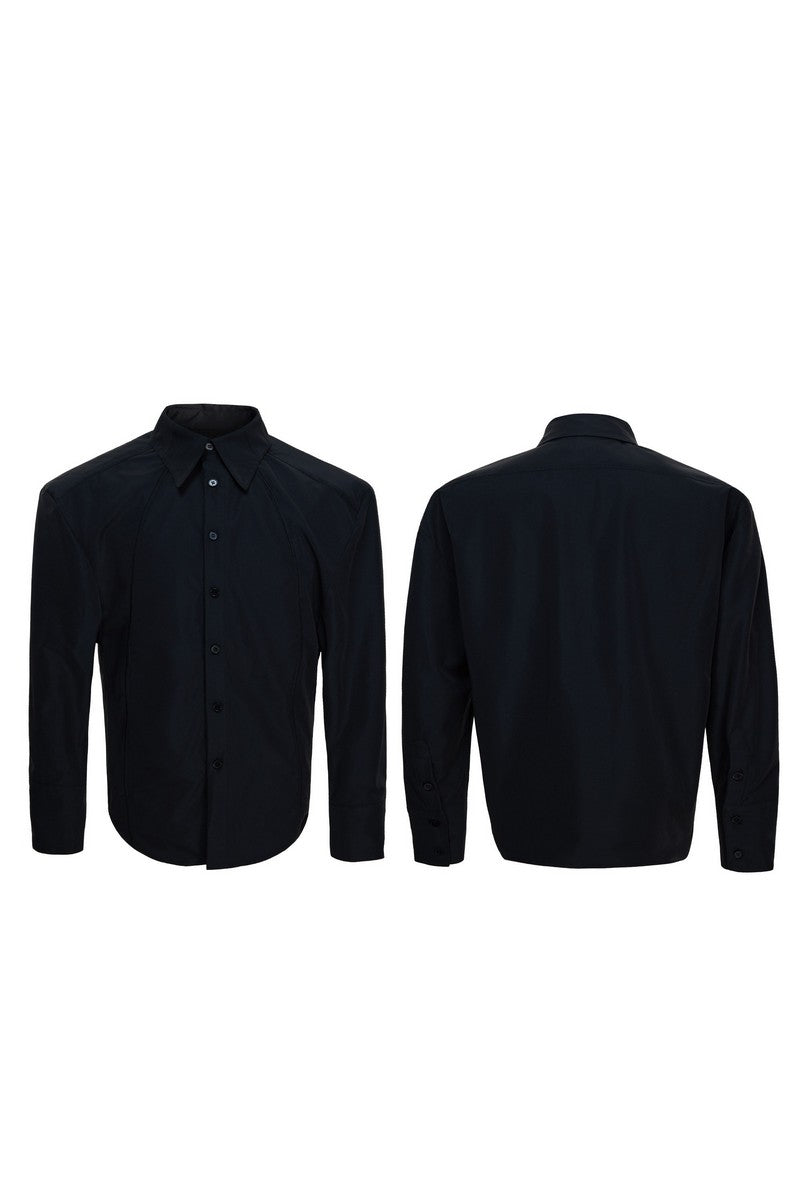 Crisp Solid Oversized Shirt