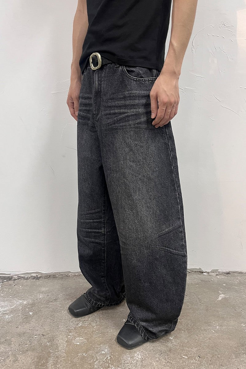 Vintage Loose Washed Jeans