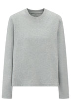 Brushed Cotton Long Sleeve Tee