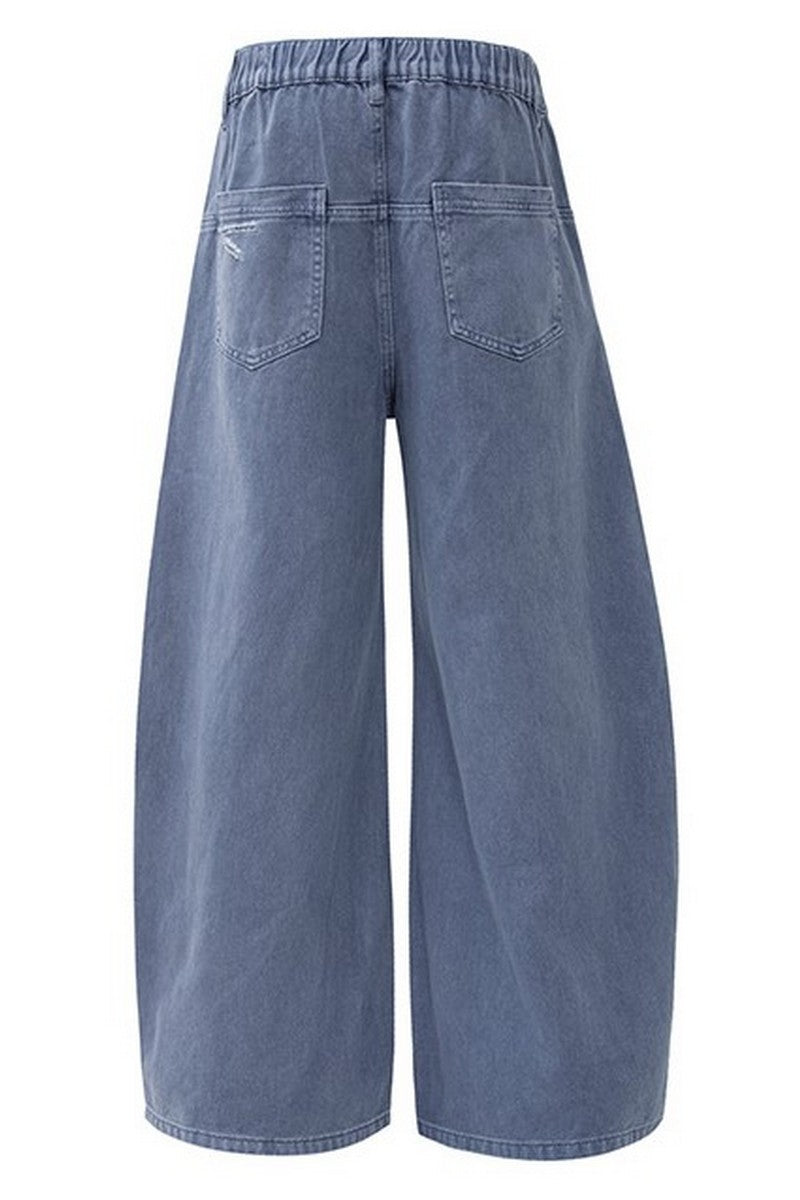 Distressed Scythe Baggy Jeans