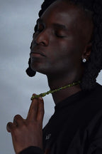 Moonstone Onyx Peridot Necklace
